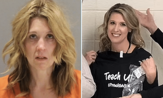 Erin Ward, Omaha, Nebraska teacher has sex with teen student in her car.